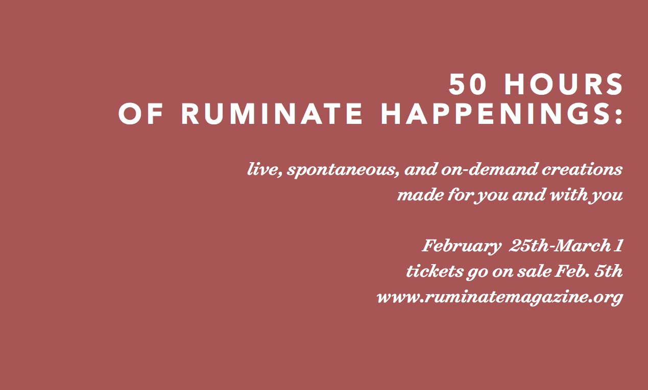 Ruminate Happenings Photo