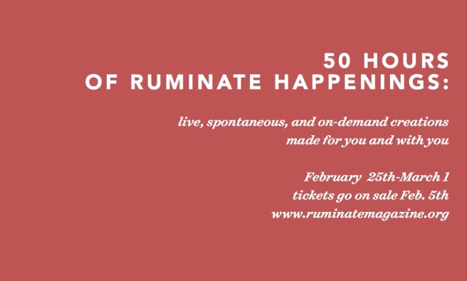 Ruminate Happenings Photo